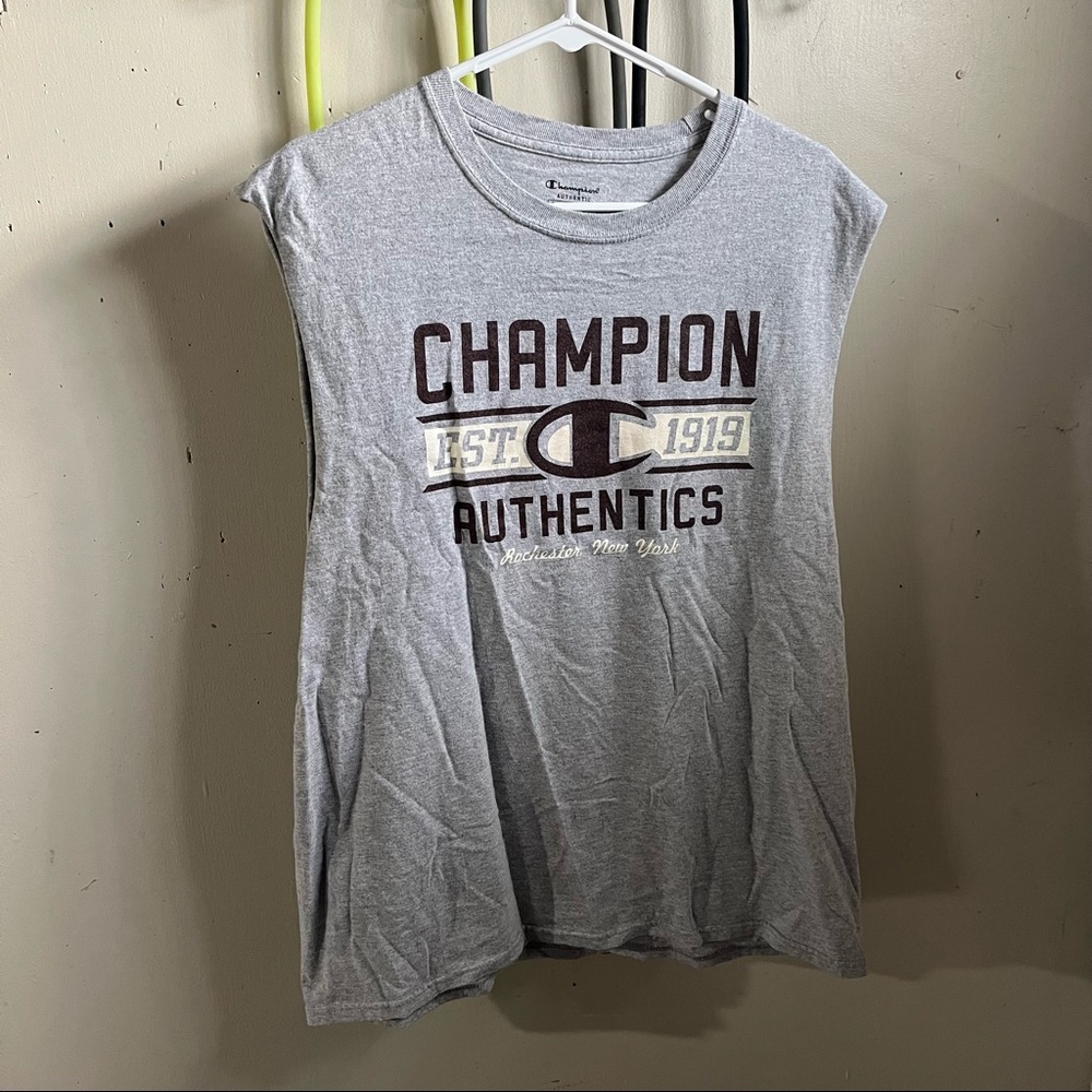 Champion athletics sleeveless tee